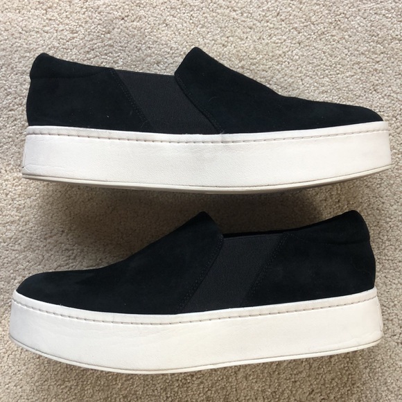 VINCE Warren Suede Platform Sneaker - Picture 6 of 7